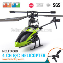 Feilun RC hélicoptère FX069 2.4 G 4ch six axes gyro control helicopter rc airsoft gun pour certificat CE/FCC/ASTM vente